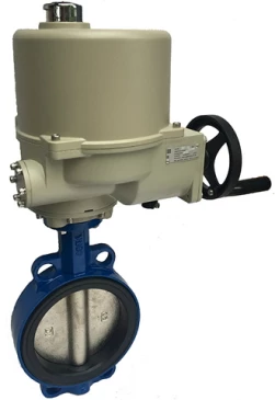 Затвор дисковый поворотный ABRA Ду65 Ру16 BUV-VF826D, межфланцевый, корпус - чугун, диск - чугун, с электроприводом, EPDM в Краснодаре