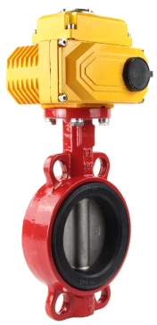 Затвор дисковый поворотный ABRA Ду80 Ру10/16 BUV-VF866D, межфланцевый, корпус - чугун, диск - нержавеющая сталь, с электроприводом, EPDM в Краснодаре